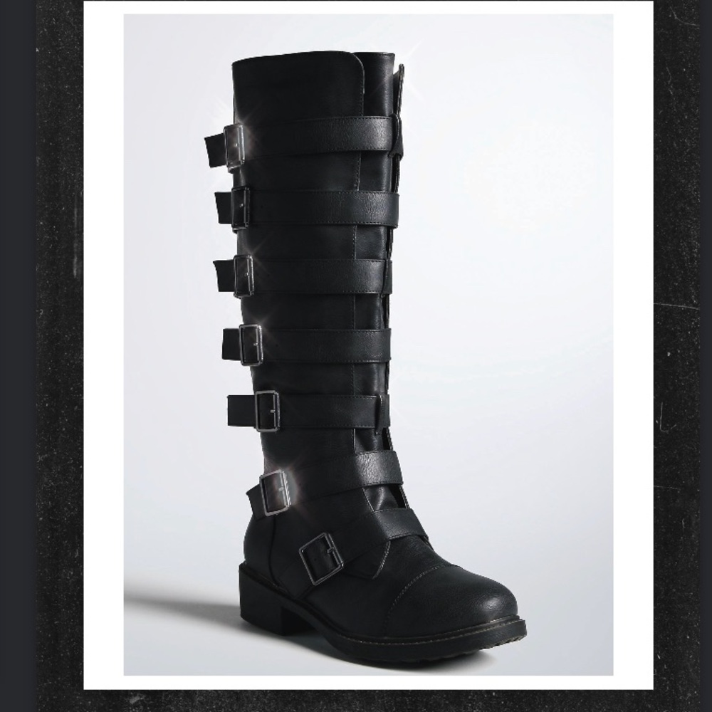 Torrid Multi-Strap Wide Fit Boots